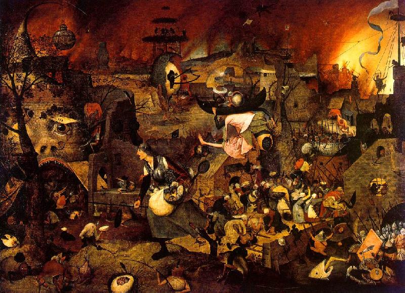 BRUEGEL, Pieter the Elder Dulle Griet (Mad Meg) oil painting picture